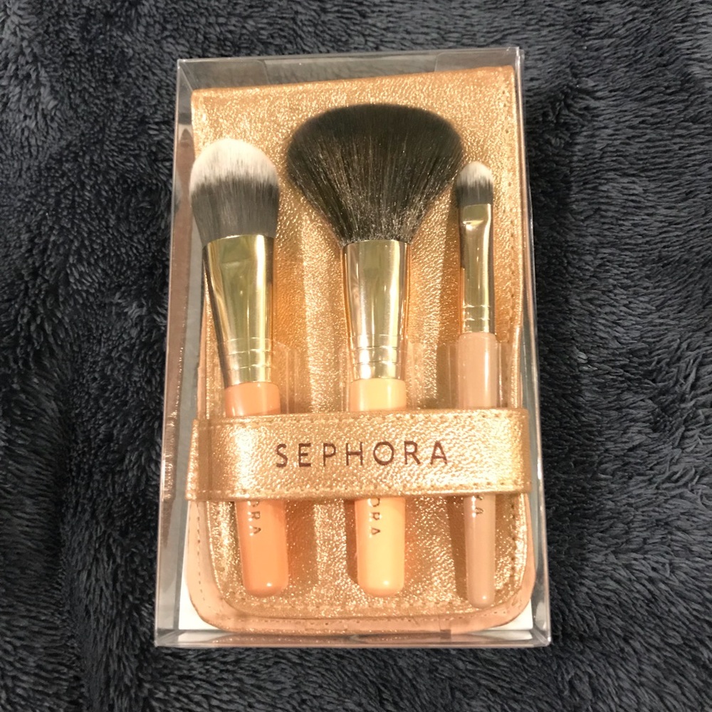 Travel brush set from Sephora